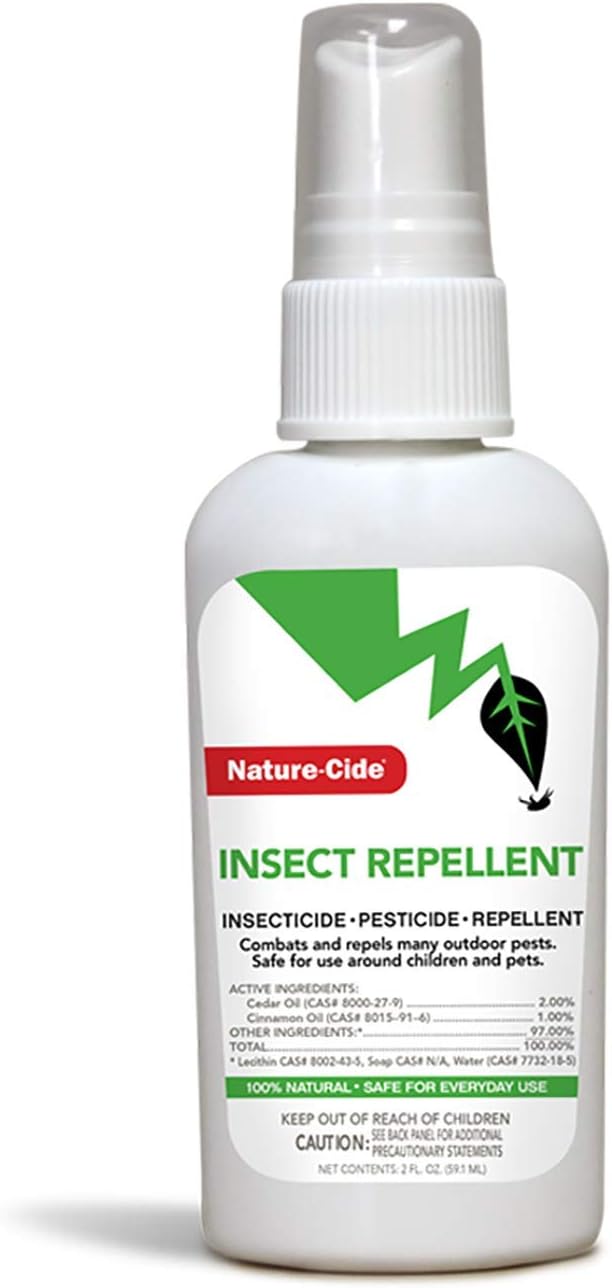Nature-Cide Insect Repellent. Combats and Repels Many Outdoor Pests. Safe for Use Around Children and Pets (2 oz.)