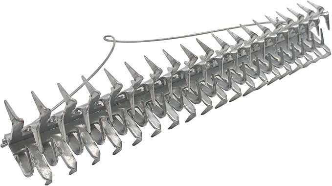 16" Pond Rake,Weed Removal Tool, 50ft Thicker Rope，Double Sided Weed Cleaning Tool Rake，or Pond, Lake, Rivulet