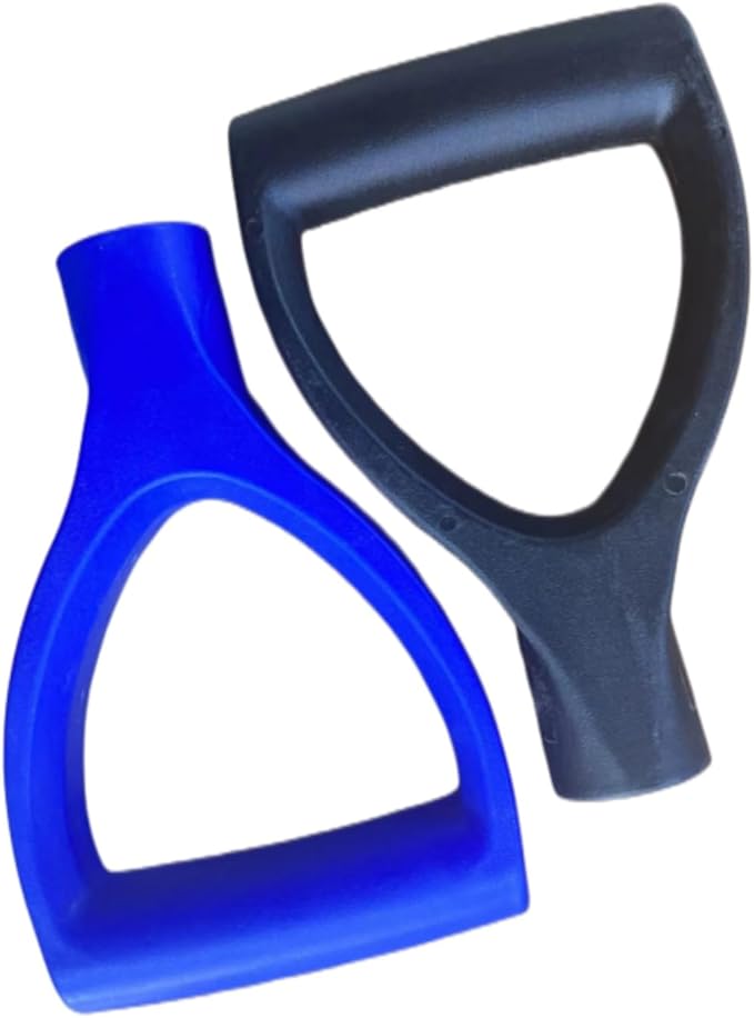 D-Type Plastic Shovel Handle 1-1/4 "Inner Diameter 32mm Snow Shovel Replacement Handle Garden Digging rake Accessories Ground Shovel Garden Shovel Handle Replacement (2PCS)