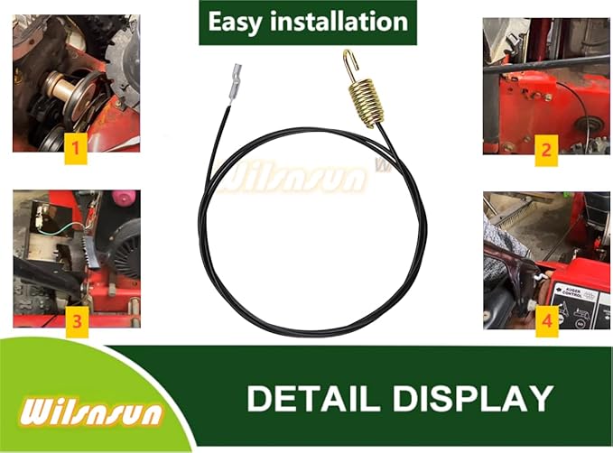 946-04230B 746-04230B Auger Clutch Cable for MTD Craftsman Troy-Bilt Cub Cadet Snow Blower 946-04230A 946-04230 746-04230 Clutch Cable
