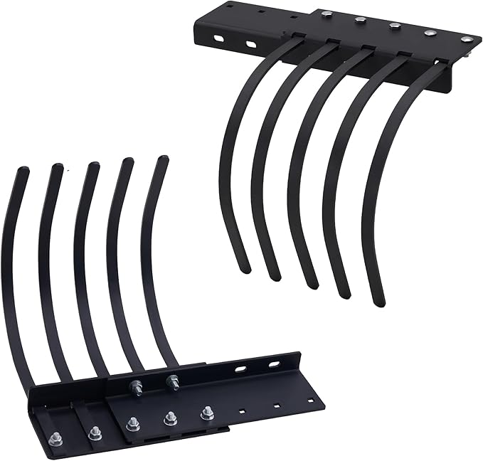 Specraft Tow Behind Landscape Rake Extension Kit, 2 Pack Width Expander with Heavy Duty Steel Tines, Increases Working Width for ATV, Tractor Rakes