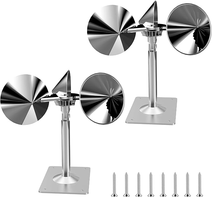 Bird Reflectors to Keep Birds Away, Scare Devices- Bird Spinners to Keep Pigeons Sparrows, and Woodpeckers Away for Outside (2PC)