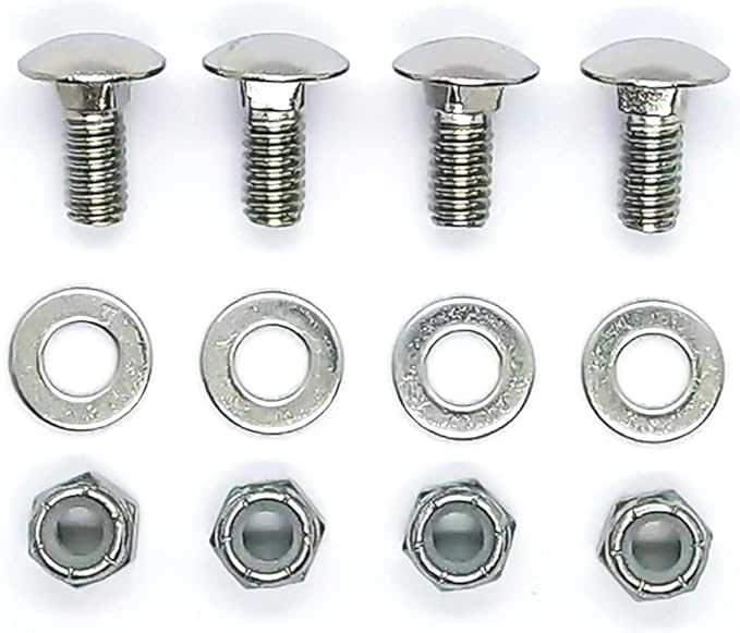 (4/Pack) 784-5581A 784-5581 Snow blowers Carriage Bolts Kits Fits MTD Cub Cadet Shave Plate Scraper Bar (5/16-18) 5/8"