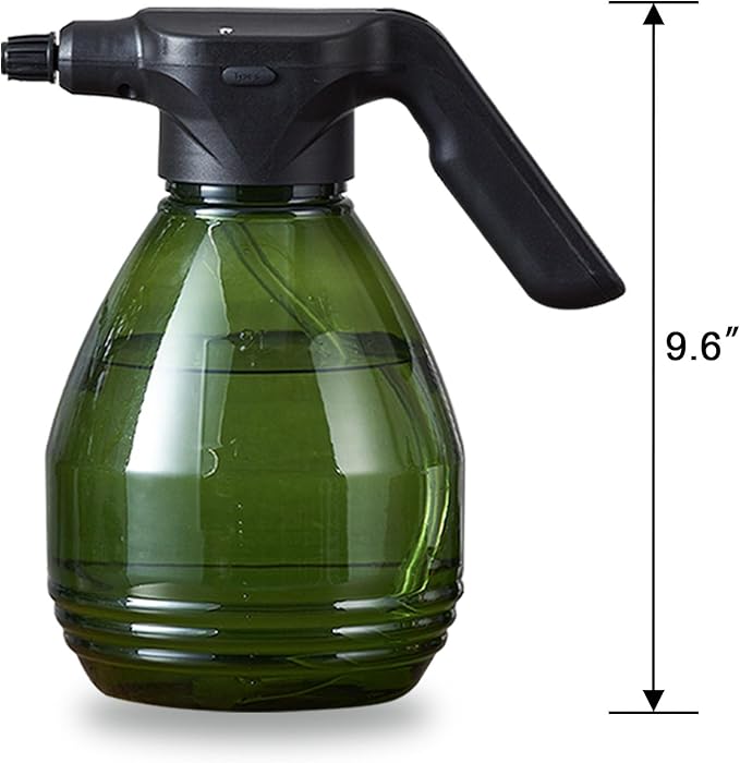 Battery Powered Sprayer 2.4 Gallon and 34 Ounce Set, Electric Garden Sprayer With 4 Nozzles, Adjustable Shoulder Strap, Retractable Wand for Weed, Yard, Lawn and Garden