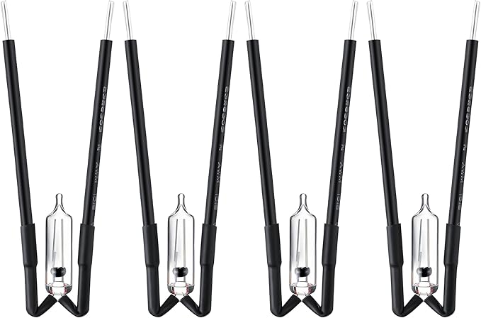 Qualirey UV Light Bulb Starter for Bug Zappers Compatible with Flowtron, Compatible with 531-9340, BK-15, BK-15D, BK-40, BK-80, MC9000 FC7600, BF-150(4 Pcs)