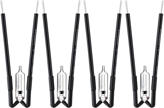 Qualirey UV Light Bulb Starter for Bug Zappers Compatible with Flowtron, Compatible with 531-9340, BK-15, BK-15D, BK-40, BK-80, MC9000 FC7600, BF-150(4 Pcs)