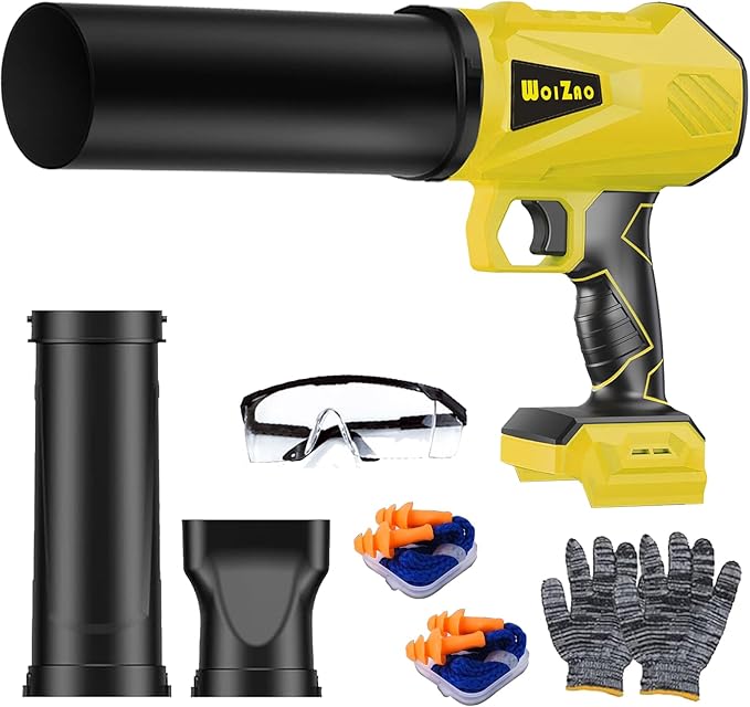 Handheld Leaf Blower Cordless Brushless Compatible with DeWalt 20V Battery,Extended Nozzles,Mini Lightweight Small Turbo Jet Blower for Patio,Lawn,Yard,Snow Leaves and Dust Car Dryer,001