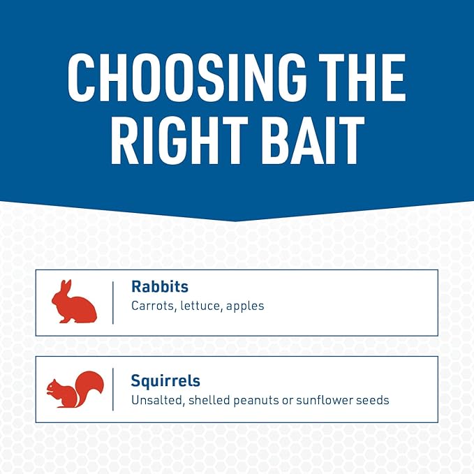 Answer Trap for Squirrels, Rabbits & Other Medium Pests – Humane Live Catch Trap – Durable and Easy-to-Use Rodent Control Solution