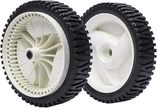 2 Pack Front Drive Wheels Replaces Craftsman Husqvarna 194231X427 532403111 Wheels 8"X1-3/4"