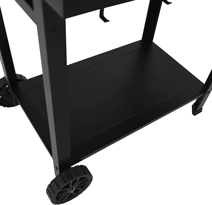 Royal Gourmet CC1830T 30-Inch Barrel Charcoal Grill with Warming Rack & Front Storage Basket, Outdoor BBQ Grill with 627 sq. in. Grilling Area for Backyard Barbecue Cooking Party, Black