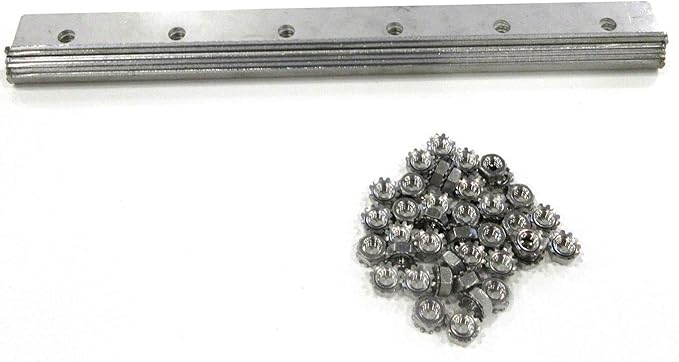 Strip Curtain Door Hardware - 304 Stainless Steel Strip Door Hanger, Universal Jamb or Wall Mount, Commercial Industrial use Plastic Strip Door Hanger- 3 Foot Section