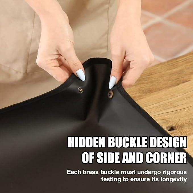 Oxford Houseplants Repotting Mat, Waterproof Indoor Plant Potting Tray, Foldable Bonsai Repotting Pad, Printed Soil Mess Workspace Cloth for Succulent, Cactus, Aloe Vers, 29.5 x 29.5