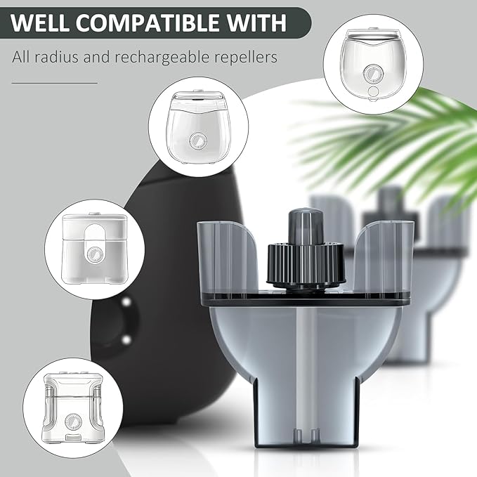 4Pack Patio Shield Mosquito Repeller Refills, Advanced Repellent Formula Compatible with E-Series & Radius Only Ultimate Mosquito Defense for Outdoor, Bedroom, Kitchen, Garden, Office