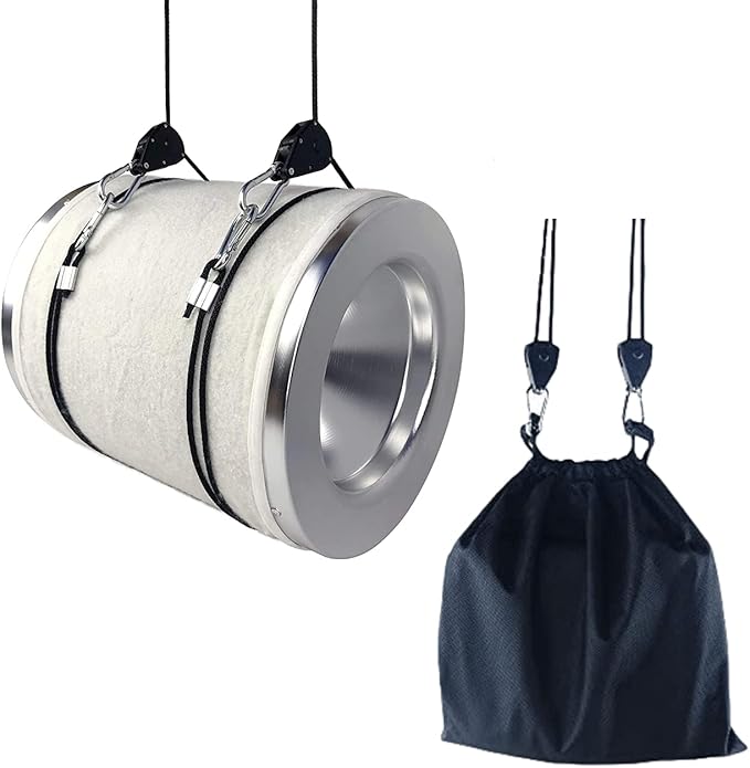 6 Pairs 1/8 inch Adjustable Heavy Duty Rope Hanger for Grow Light, Grow Tent Rope Clip Hanger Loose-Proof Design Light Fixture Hangers, 150lbs Weight Capacity 12 Pcs