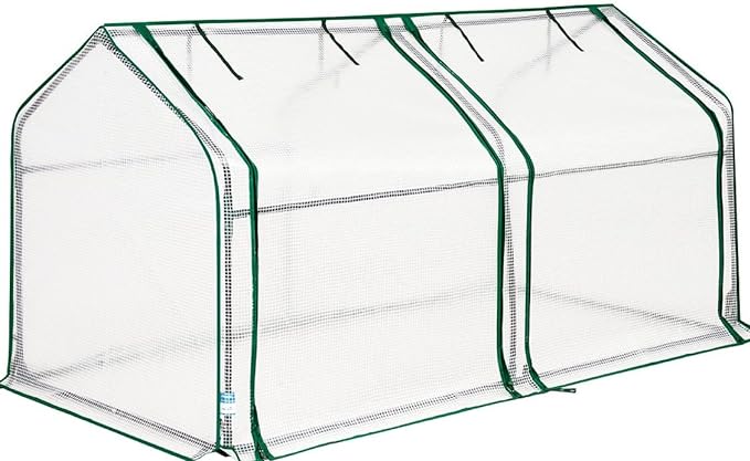 Quictent Mini Greenhouse for Indoor Outdoor, Portable Small Tabletop Green House Kit, Upgraded Waterproof UV-Resistant Seed Starter Hot House, Interior Space Expanded, 71"x36"x36", White