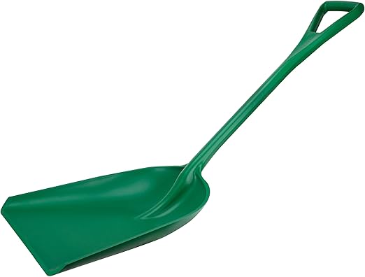 SPARTA 41077EC09 Plastic Sanitary Shovel, Food Safe Plastic Shovel For Commerical Kitchens, 14 Inches, Green