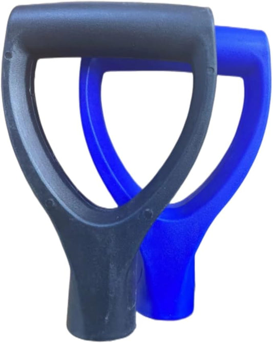 D-Type Plastic Shovel Handle 1-1/4 "Inner Diameter 32mm Snow Shovel Replacement Handle Garden Digging rake Accessories Ground Shovel Garden Shovel Handle Replacement (2PCS)