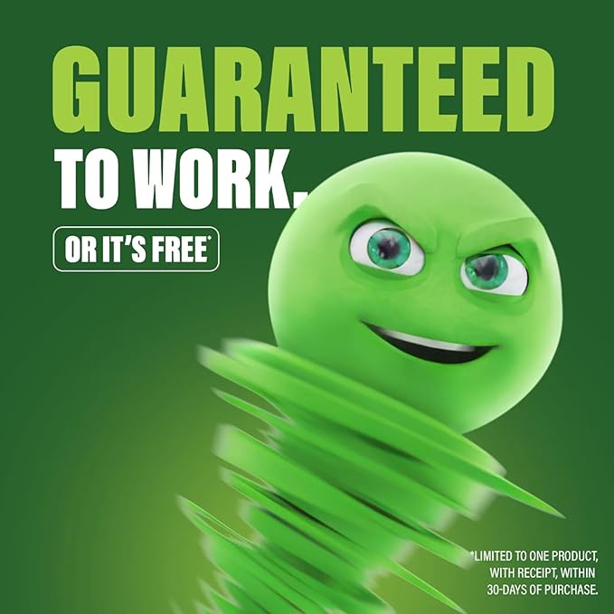 Green Gobbler Drain Cleaner and Deodorizer Sticks with Enzymes - Maintain a Clean Drain, Safe for Pipes and Septic Tanks, Use Monthly - 12 Pack