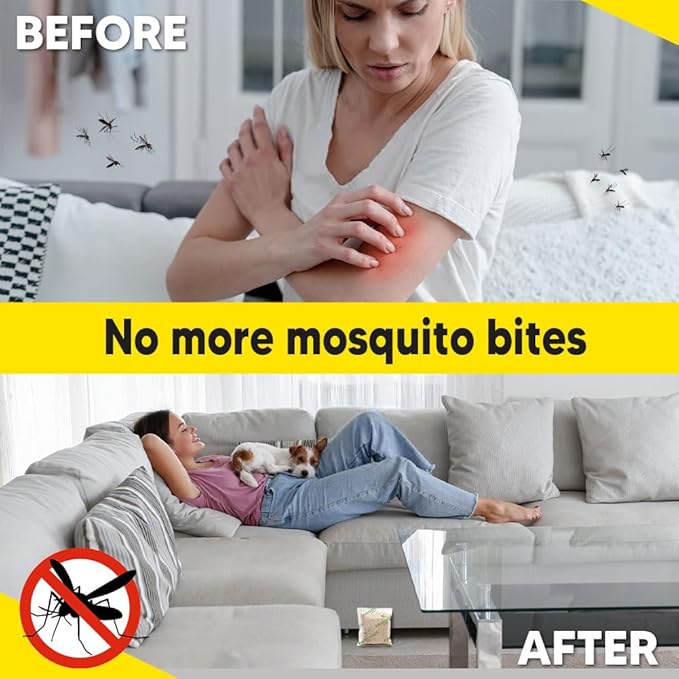 Mosquitoes Repellent Outdoor Patio, Mosquitos Repellant Indoor, Mosquito Deterrent Indoor,Mosquito Control for Room, Mosquito Repellents for Yard/Camping/Home/Travel 12-Pack