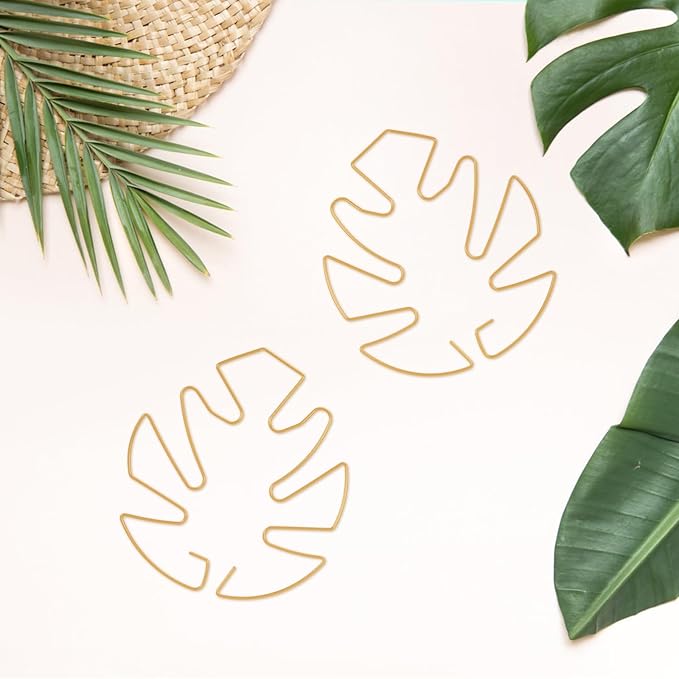 6PCS Iron Monstera Plant Support, Uniquely Designed Indoor Plant Accessories, Stable Plant Support Stakes for Indoor Plant, Turtle Shell Bamboo Clamp Set for Thriving Growth