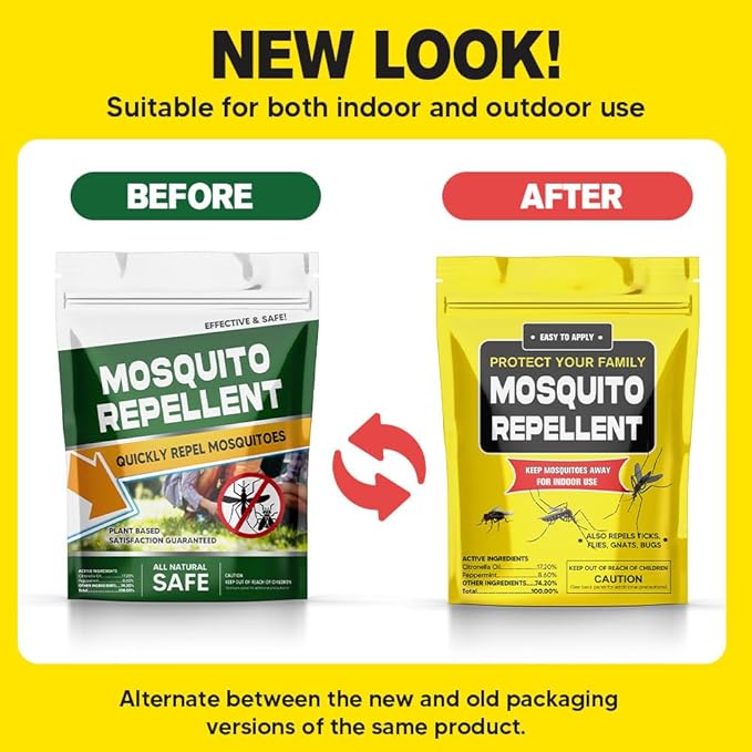 Mosquitoes Repellent Outdoor Patio, Mosquitos Repellant Indoor, Mosquito Deterrent Indoor,Mosquito Control for Room, Mosquito Repellents for Yard/Camping/Home/Travel 12-Pack