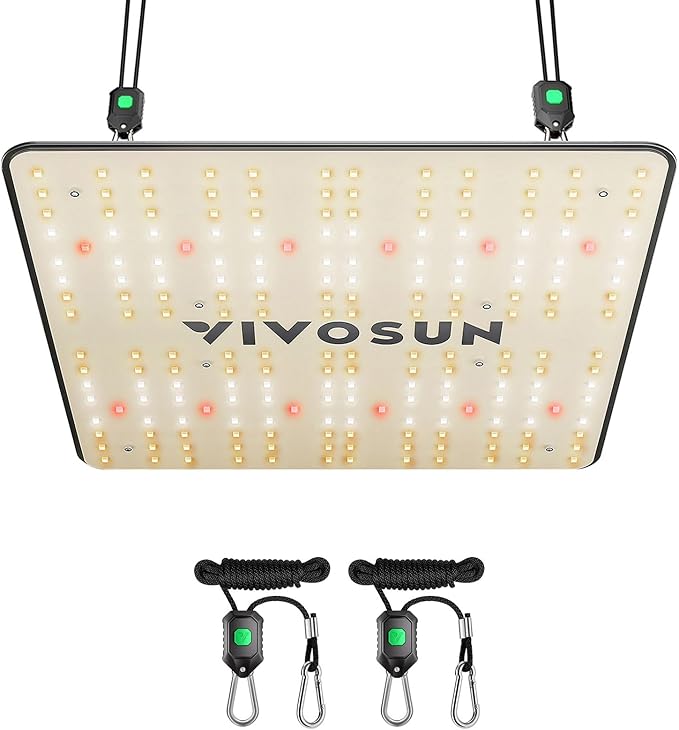 VIVOSUN VS1000 LED Grow Light with Full Spectrum Diodes & Sosen Driver Dimmable Lights Sunlike for Indoor Plants Seedling Veg and Bloom Lamps for 2x2/2x4 Tent