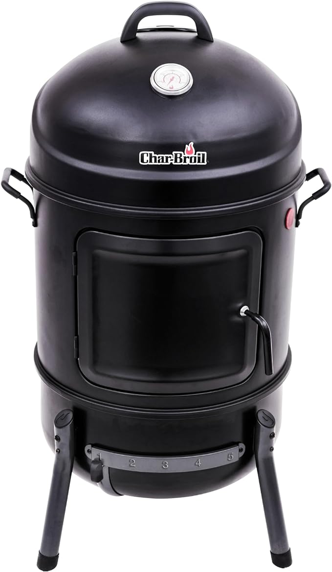 Charbroil® 20" Bullet Charcoal Smoker, Black - 18202076