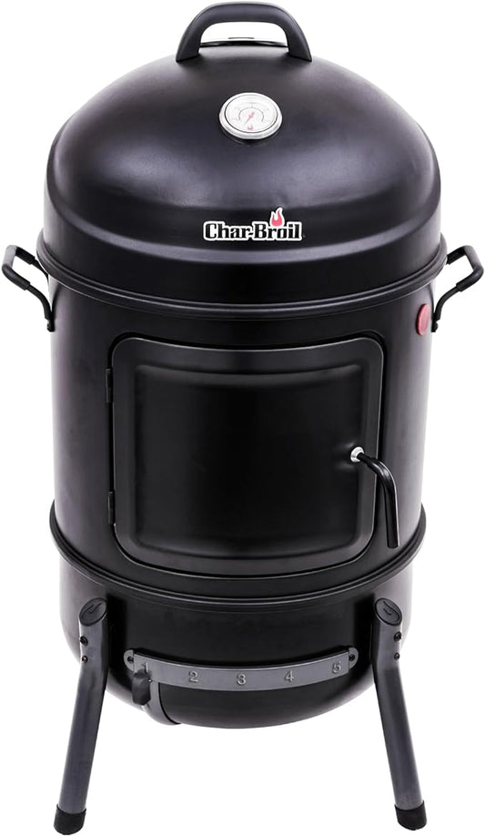 Charbroil® 20" Bullet Charcoal Smoker, Black - 18202076