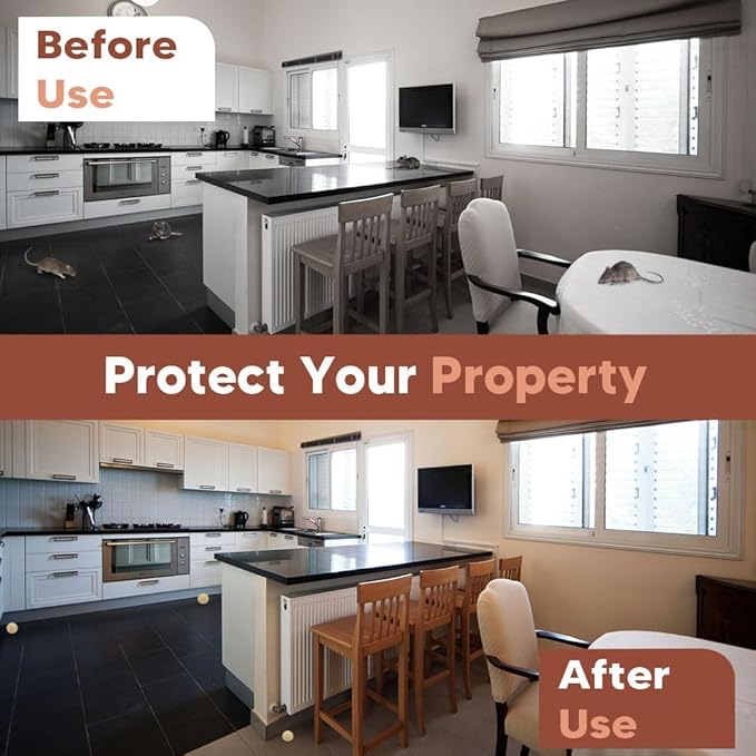 Rodent Repellent, Mouse Repellent, Rat and Mice Repellant Indoor/Outdoor, Peppermint Balls for Rodents, Mouse Deterrent That Works Indoor for Home 8-Pack