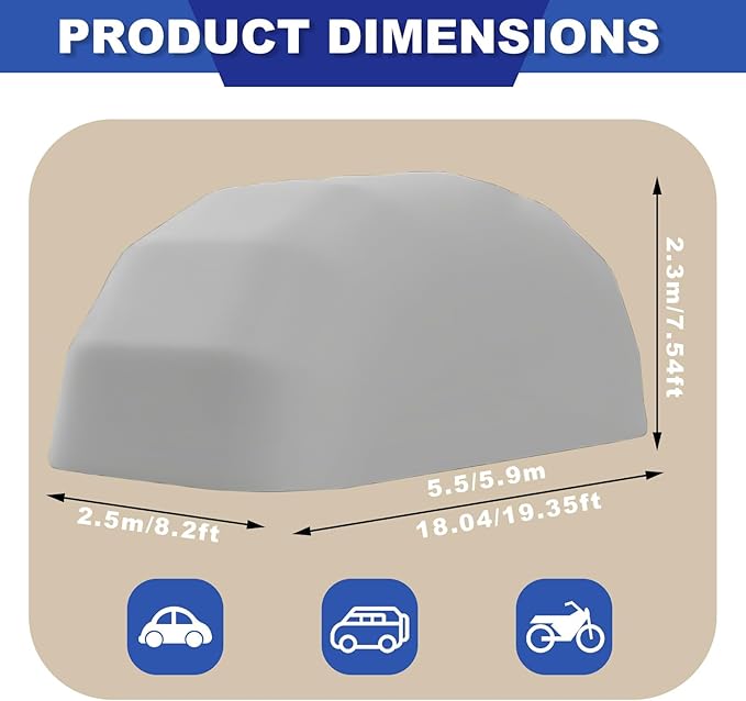 Stainless Steel Grey Carport, Heavy Duty Retractable Car Awning, Foldable Semi-Automatic Durable Shelter, Windproof and Snow-Proof, 600D Heavyweight Oxford Cloth, for Outdoor