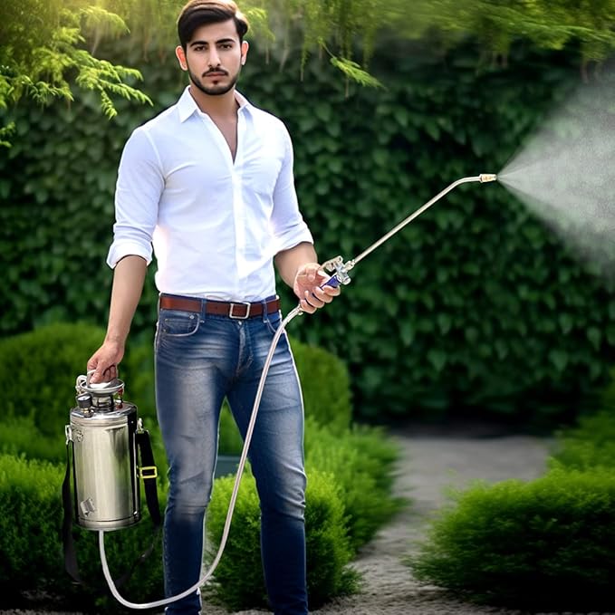 CLICIC Stainless Steel Sprayer Professional with Backpack (1.5 Gallon)