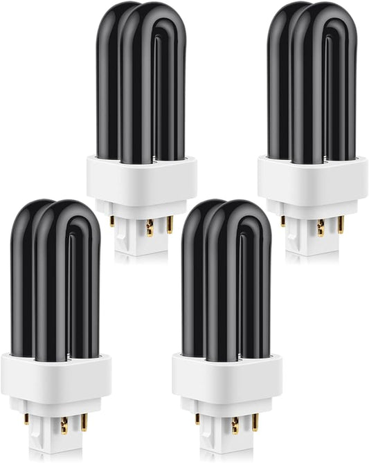 PACETAP 4 Pack 41050 7W Replacement Bulbs for Dynatrap DT1050 DT1100 DT1250, 1/2 Acre Replacement Bulb U Shape Replacement Bulbs Light for DynaTrap