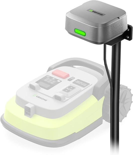 Robot Lawn Mower, RTK+AI Vision Robot Mower for Accurate Navigation & Obstacle Avoidance, No Perimeter Wire, Smart APP Control, Automatic Grass Cutting for Large Lawns, 55% Slopes (M10_RTK)