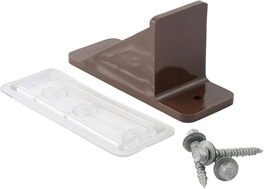 Color 50 Qty Commercial Bulk Pack (Snow Guards, Perfect Seal Gaskets & Screws) - Stop Snow from Sliding Off Your Metal Roof Snow Guard Block Stops Breaks (Cocoa Brown)