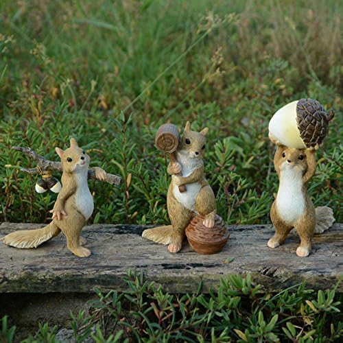 Miniature Fairy Garden Squirrel Figurine-Raise Books Squirrel