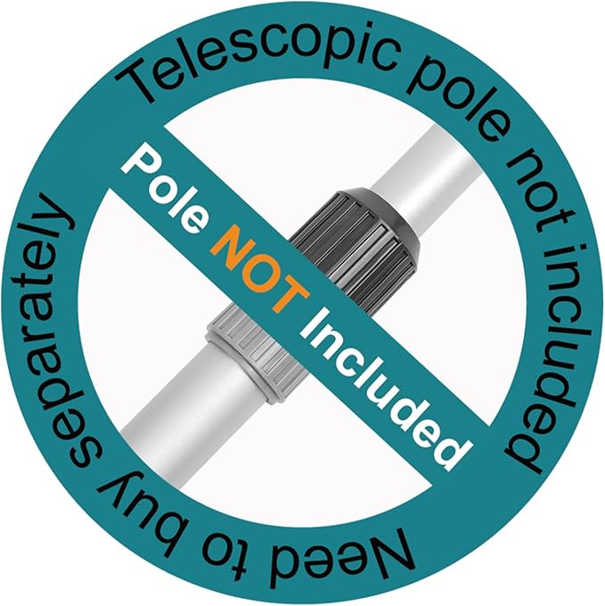 POOLWHALE 14" Pool Pollen Net - Pool Skimmer Net Rake, Strong Aluminum Frame, Ultra Fine Mesh Nets for Cleaning & for Sand, Silt, Leaves, Remove The Finest Debris