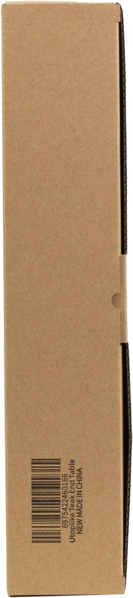 Utoplike Teak Outdoor Side Table for Patio, Pool Coffee Accent Table, Wood End Tables for Garden, Backyard, Bed, Living Room, Couch