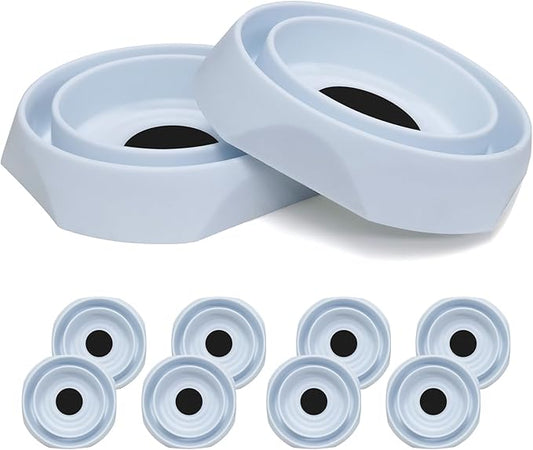 Bed Bug Interceptors Traps | Insect Trap, Monitor, and Detector for Bed Legs with Anti Skid Pads Included (White - 8 Pcs)