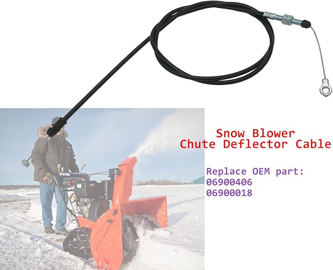 06900406 Snow Blower Chute Deflector Cable for Ariens Deluxe and Pro Snow Thrower Replaces 06900018