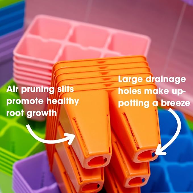 Bootstrap Farmer Ultimate Seed Starter Kit in Black with Humidity Domes for Indoor Seed Starting, Propagating, Germinating