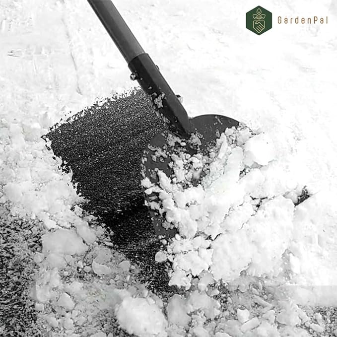 Gardenpal Flat Shovel,Snow Shovel, Ice Scraper, 54 inch Snow Ice Chopper for Walkway,Garden Cleaning Ice Removal Tool for Road