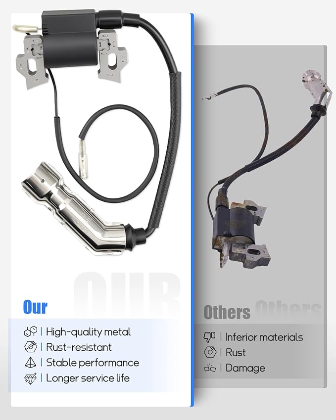 20001042 Ignition Coil, Fit for Ariens Lawn Mowers and Snow Blowers AX 136cc, 208cc, 254cc, Replaces 08201024, 08200807
