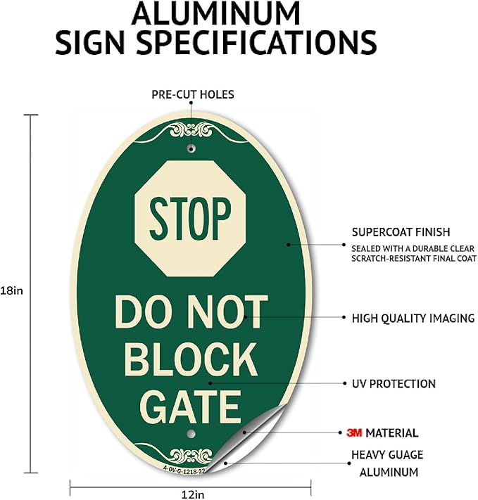 SignMission Designer Oval Series Sign - Snow Removal Ordinance - No Parking After 2 Snowfall | Green & Tan 12" X 18" Heavy-Gauge Aluminum Architectural Sign | Commercial Grade | Made in The USA