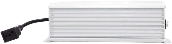 SunStream 1000 Watt HPS Light Dimmable Electronic Grow Light Ballast Controller Port for Indoor Plant (White)