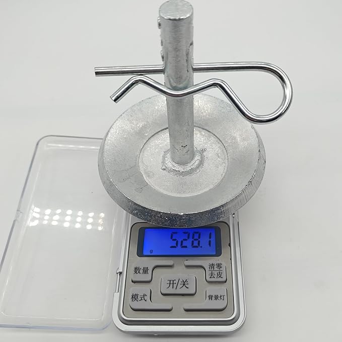 2208864 Snow Plow Skid Shoes Quick Release Adjustable Pin Lock Plow Skid Feet Replacement 2205071 Hardened Steel Snow Plow Non-Slip Base with Quick-Release Cotter Pins (2/Pack)