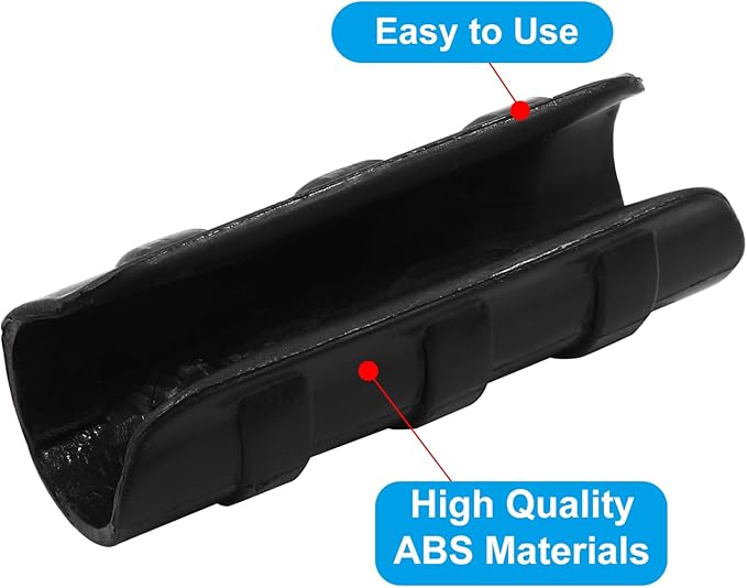 40 Pcs Greenhouse Tube Clips, 25mm/1" Greenhouse Clamps Clips for Greenhouse Film, Sunshade Nets, Frame Shelters, Row Covers, Gardening, Black