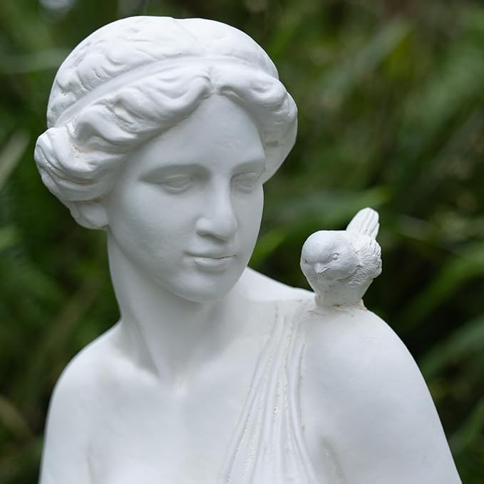 Outdoor Statue, Nymph Sculpture Goddess of Greek Mythology Roman Style for Garden Patio Yard Lawn Porch Decor (Nymph)