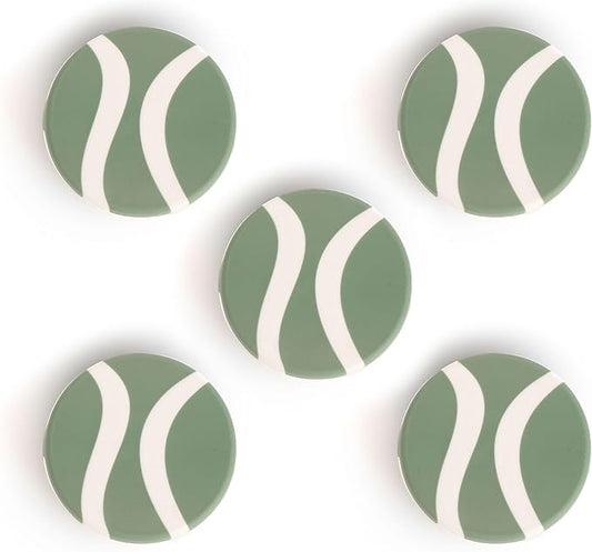 Gardyn Caps for Your Gardyn Hydroponics Growing System & Indoor Garden - Perfect Solution for a Cleaner & More Beautiful Garden - Must-Have for Growing Fewer Than 30 Plants - 5 Pack, Sage Green