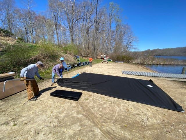 LakeMat-Pro - Lake and Pond Weed Mat for a Natural, Weed-Free Bottom – Easy and Safe Weed Control