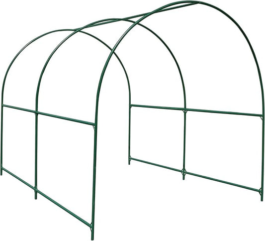 Strong Camel Greenhouse Replacement Frame for Larger Hot Garden House , Support Arch Frame Climbing Plants/Flowers/Vegetables (6.5'x 7' x 7.2')